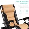 Best Choice Products Oversized Padded Zero Gravity Chair, Folding Outdoor Patio Recliner w/ Side Tray